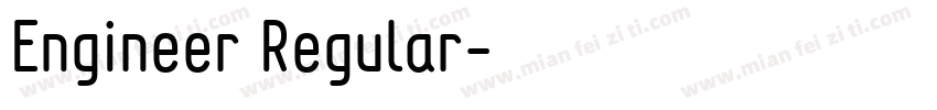 Engineer Regular字体转换